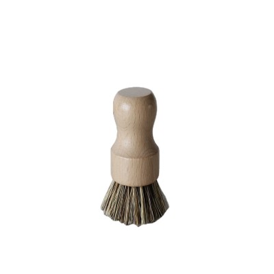 Eco-friendly Natural Sisal Bristle Head Brush Vegetable Potato Scrub Dish Scrubber Brushes